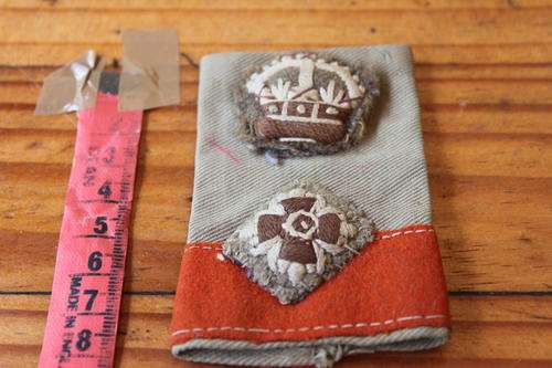 World War II South African slip-on rank colonel